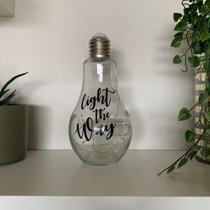 🔮2/$15🔮 Twinkle light lightbulb decor piece